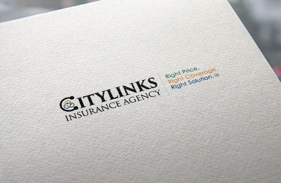 Citylinks Insurance Agency logo printed on a paper